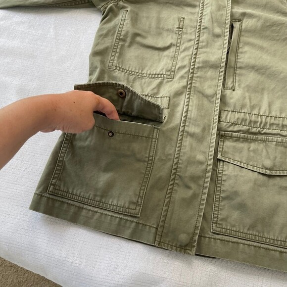 Madewell Military Utility Jacket Army Green. NWT Size XS - Picture 7 of 12